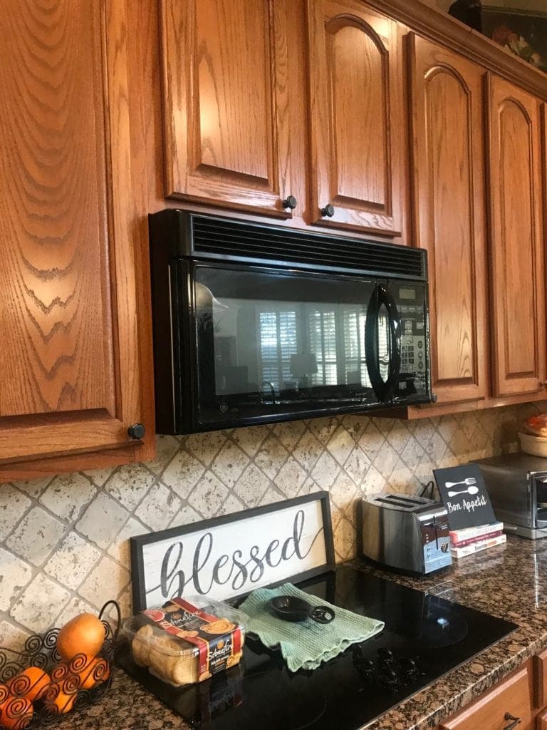 cabinet painting — before